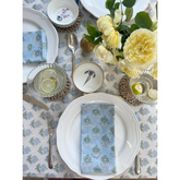 Blue Delphinium Table Cloth The Charpoy