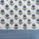 Blue Flower Table Cloth The Charpoy