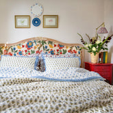 Blue Tulip Quilt/Eiderdown The Charpoy