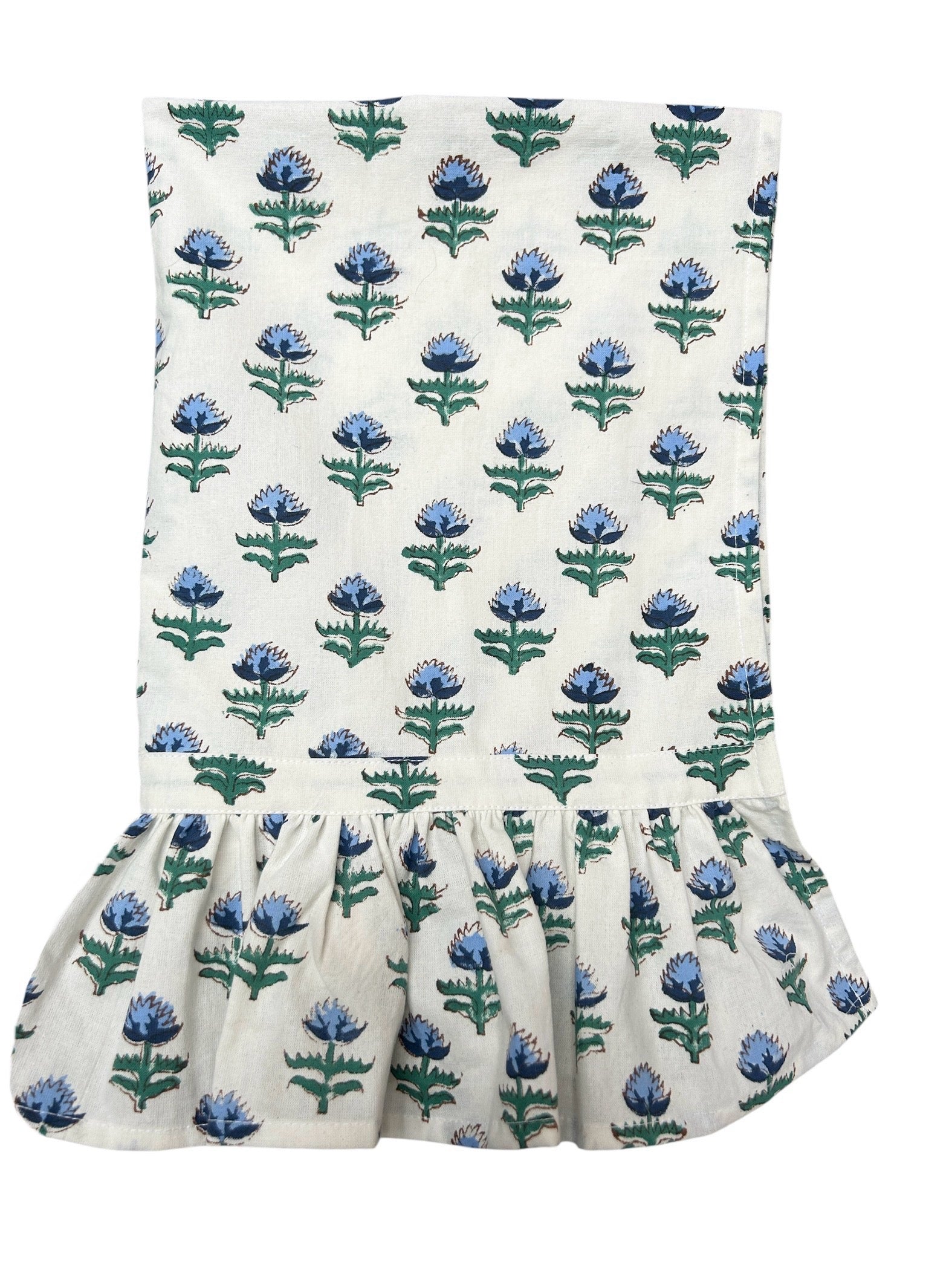 Blue Tulip Cotton Hand Towels The Charpoy