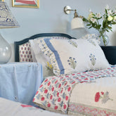 Carnation Flower Pillow Cover The Charpoy