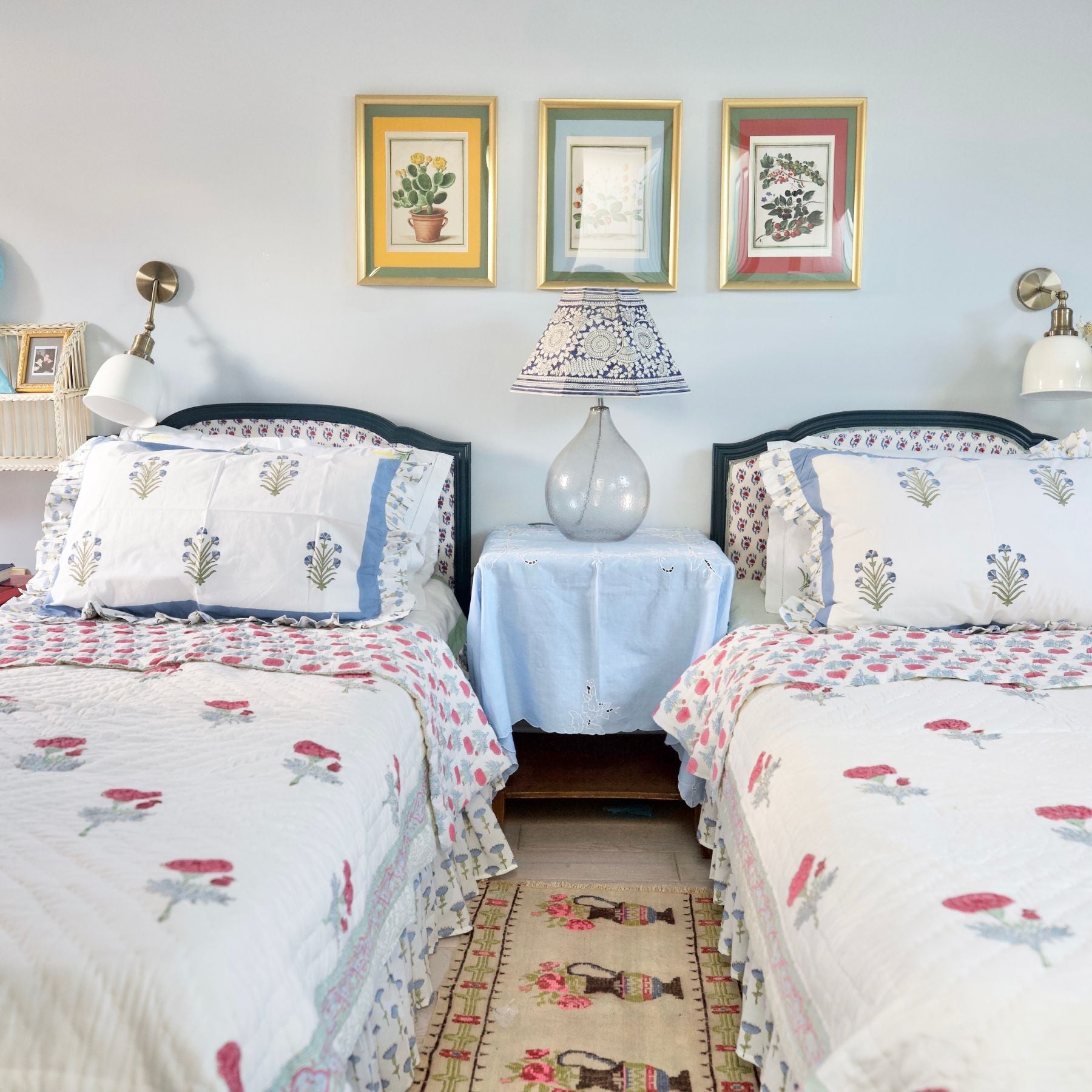 Carnation Flower Pillow Cover The Charpoy