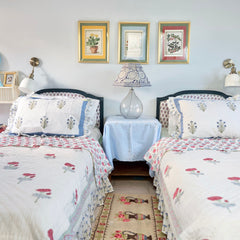 Carnation Flower Pillow Cover The Charpoy