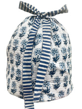 Cornflower Blue Motif Wash/Lotion And Potions Bags