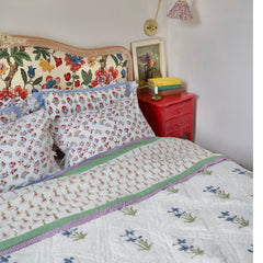 Daffodil Flower Quilt/Eiderdown The Charpoy
