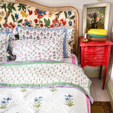 Daffodil Flower Quilt/Eiderdown The Charpoy