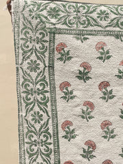 Floral Dhurrie/Rug The Charpoy