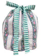 Flower With A Stripe Wash/Lotions And Potions Bags