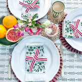 Green Mistletoe Table Cloth The Charpoy