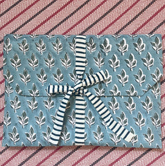 Green Leaf Hand Block Printed Cotton Pyjamas