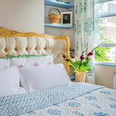 Mughal Blue Quilt/Eiderdown The Charpoy