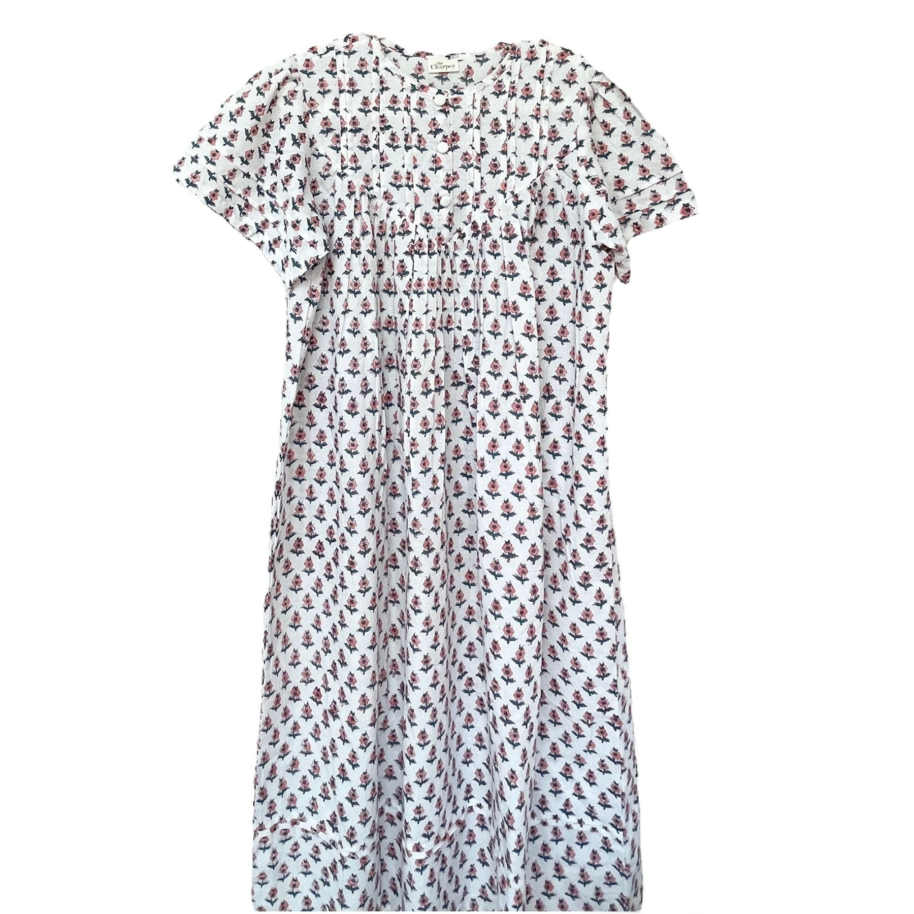 Peach Flower Cotton Nighties The Charpoy