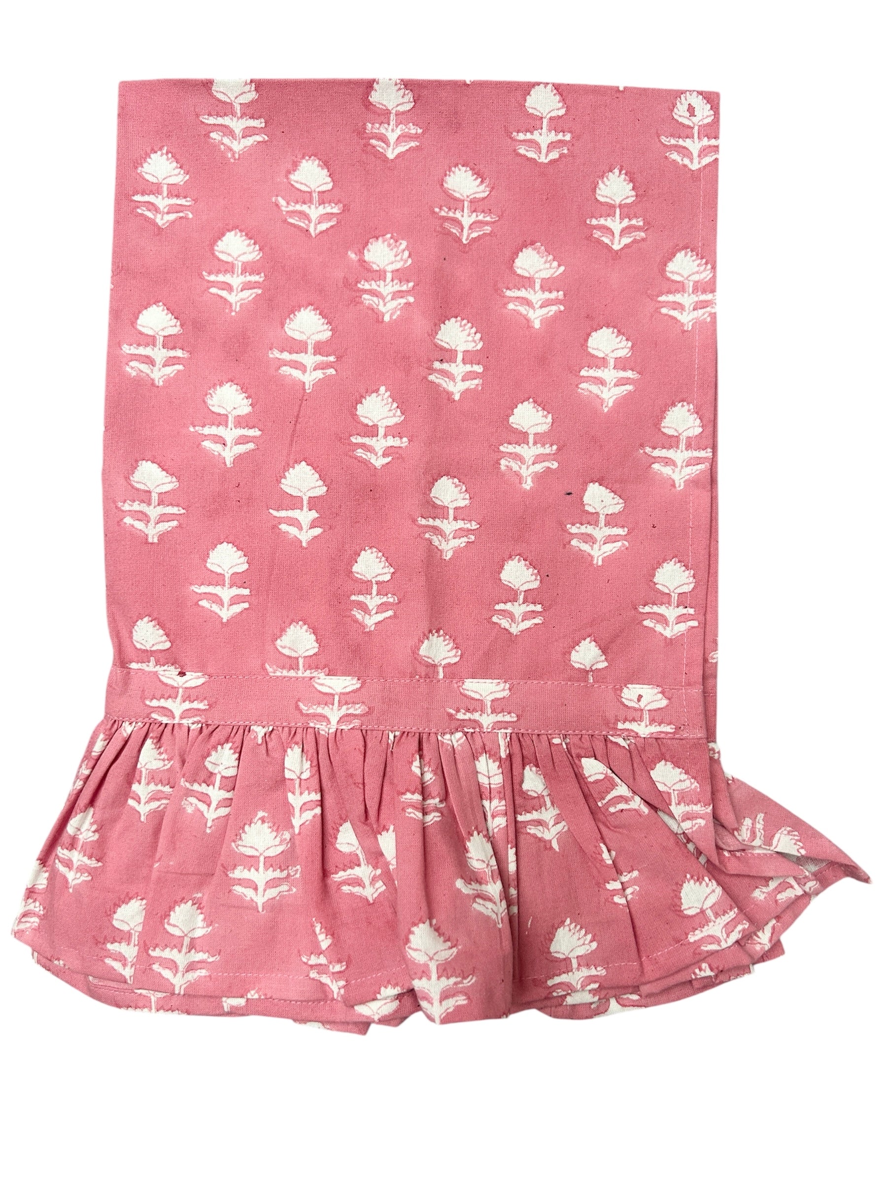 Peony flowers motif Cotton Hand Towel The Charpoy