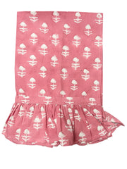 Peony flowers motif Cotton Hand Towel The Charpoy