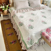 Pink Flower Floral Valances The Charpoy