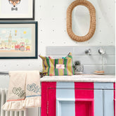 Pink Trim Organic Waffle Cotton Hand Towels The Charpoy