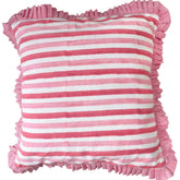 Pink Striped Cushion Cover