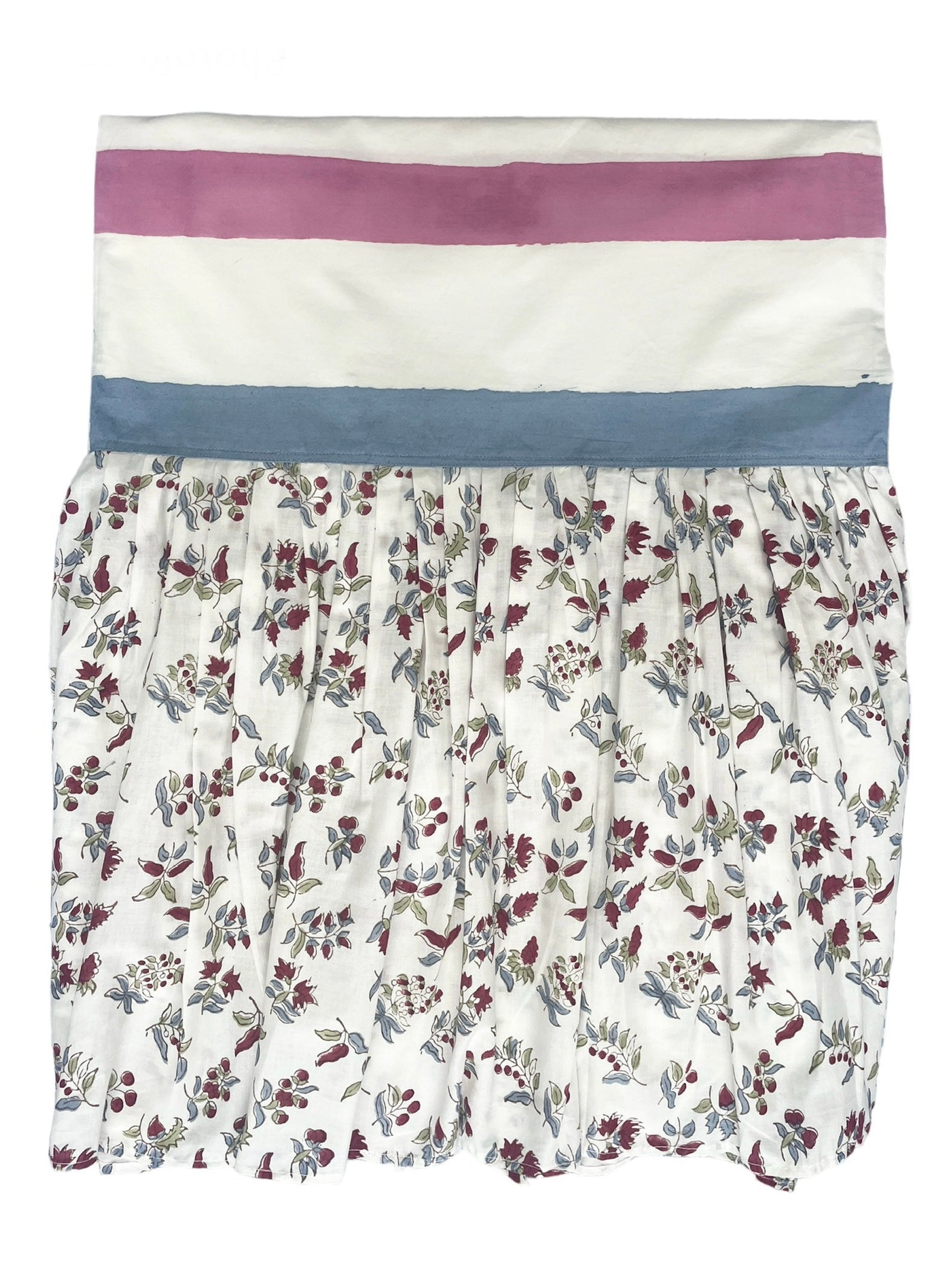 Red Flower Floral Valances The Charpoy