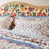 Red Flowers Pillow Cover The Charpoy