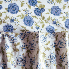 Rose Motif Top Sheet The Charpoy
