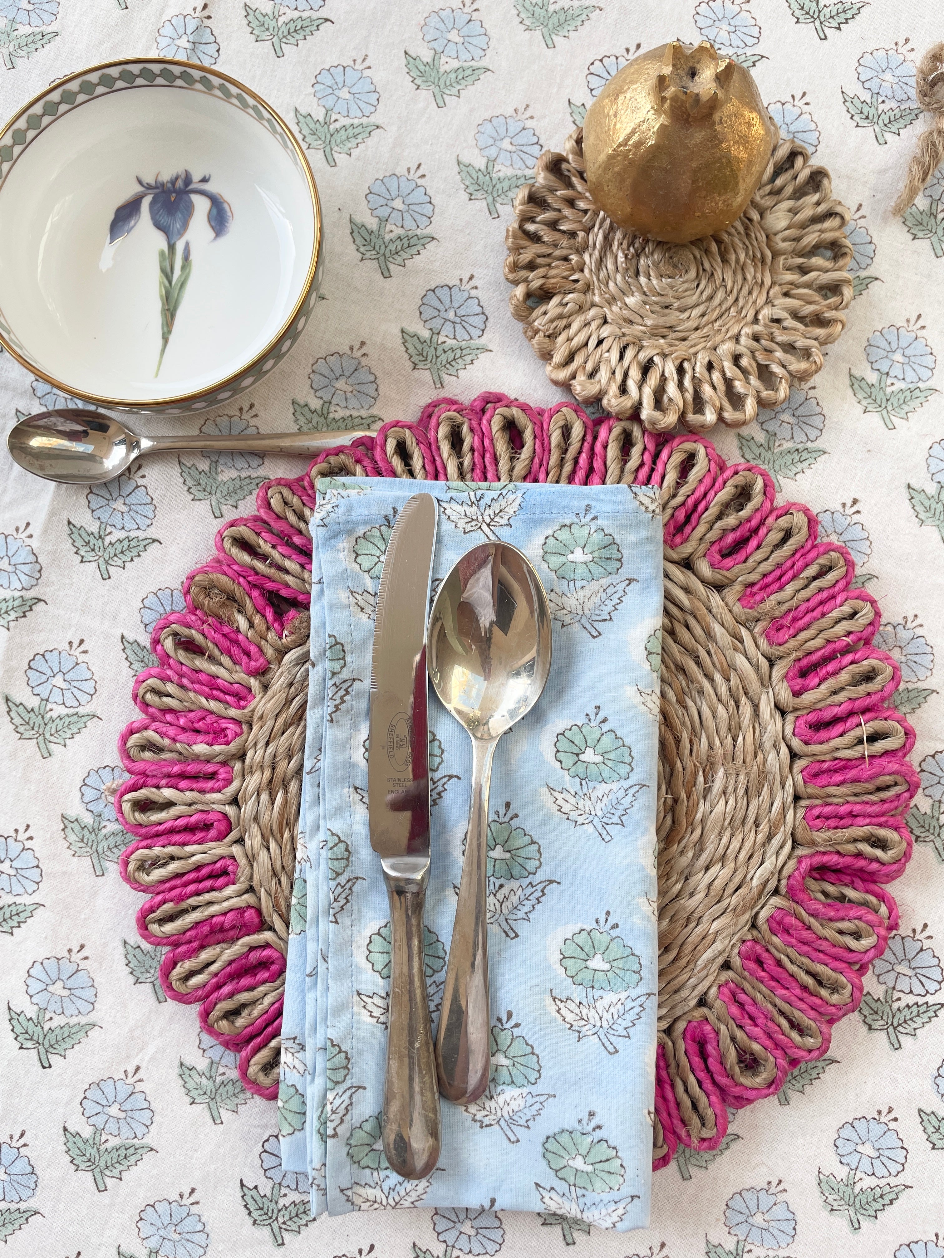 Scalloped Jute Placemats The Charpoy