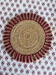 Scalloped Jute Placemats The Charpoy