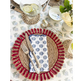 Scalloped Jute Placemats The Charpoy