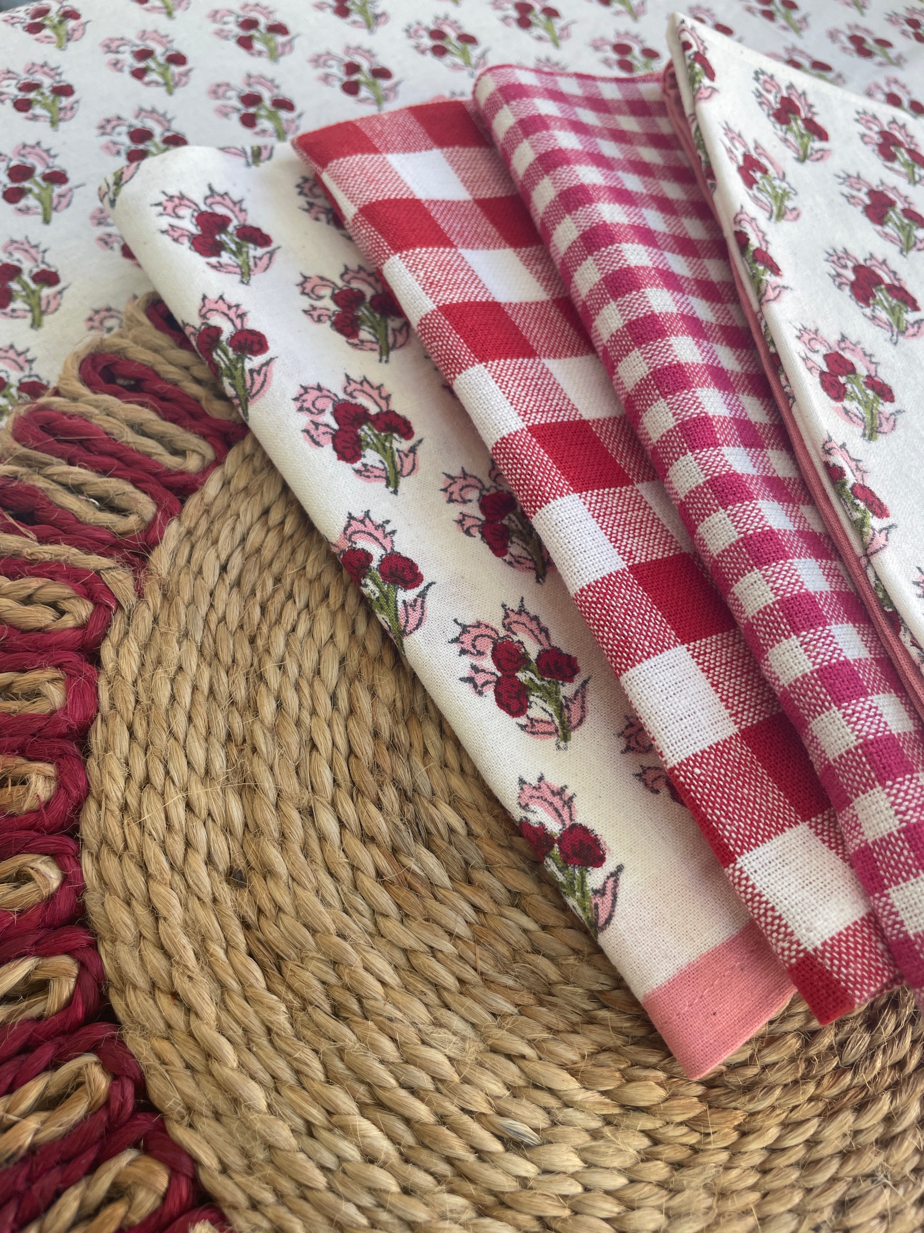 Scalloped Jute Placemats The Charpoy