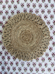 Scalloped Jute Placemats The Charpoy