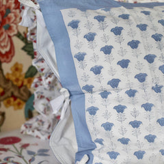 Tulip Pillow Cover With Ties The Charpoy