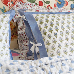 Tulip Pillow Cover With Ties The Charpoy