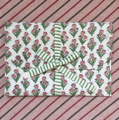 Tulip Flower Hand Block Printed Cotton Pyjamas