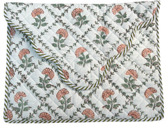 Scalloped Green Lattice Laptop Cover