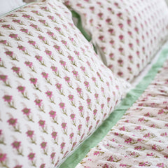 Lily Flower Pillow Cover With Ties The Charpoy