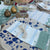 Pale Blue Stripe Napkins (Set Of Four) The Charpoy