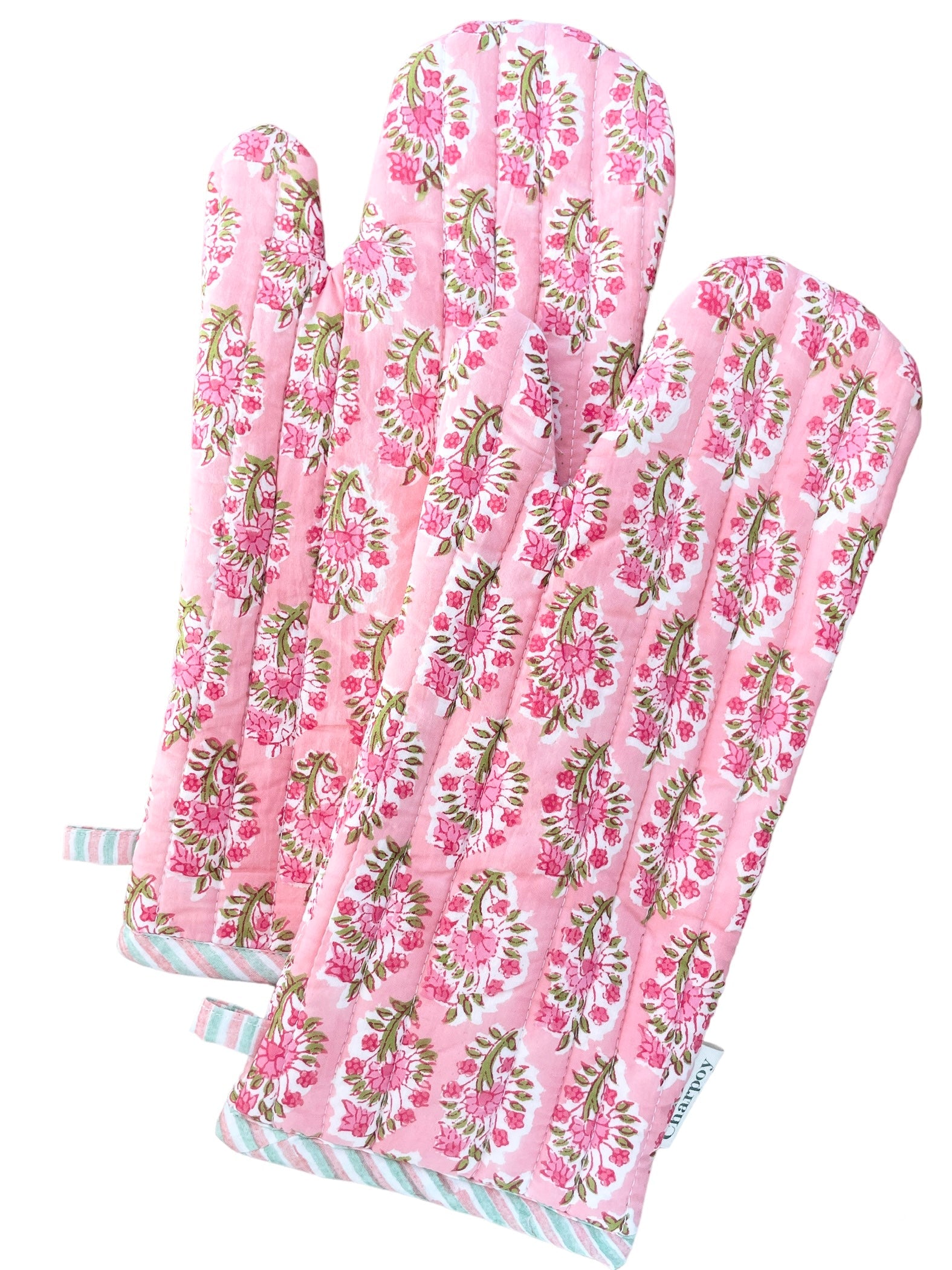 Peach Oven Gloves The Charpoy