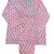Peach floral pyjama set on a white background The Charpoy