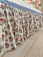 Red Flower Floral Valances The Charpoy