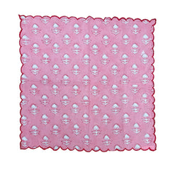 Pink Flower Napkins (Set of four)