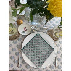 Scalloped Green (Set Of Four) The Charpoy