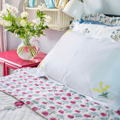 mimosa Embroidered Pillow Covers The Charpoy