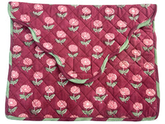 Scalloped Plum Red Laptop Cover