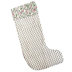 White & Red Large Christmas Stocking